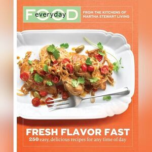 Martha Stewart Fresh Flavor Fast Cookbook Full Color Seasonal Menus Soft Cover